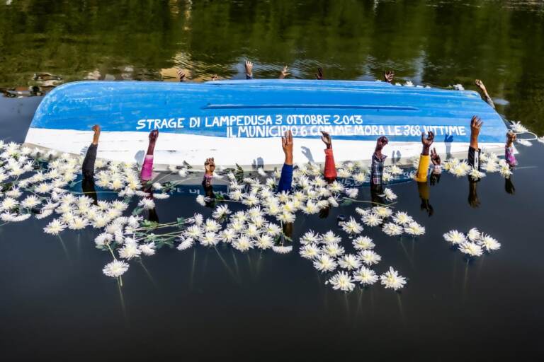 A 10 anni dalla strage di Lampedusa Milano commemora le 368 vittime